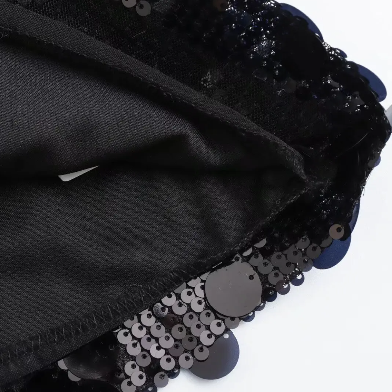 Zoe | Sequin High Waist Glitter Mini Skirt